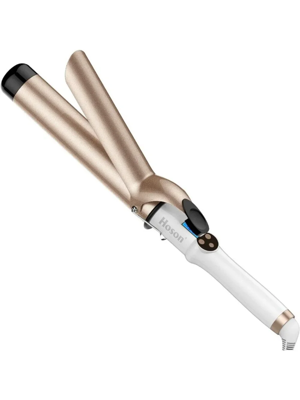 Large Barrel Curling Iron 1.5 Inch - Dual Voltage, Ceramic Tourmaline, LCD